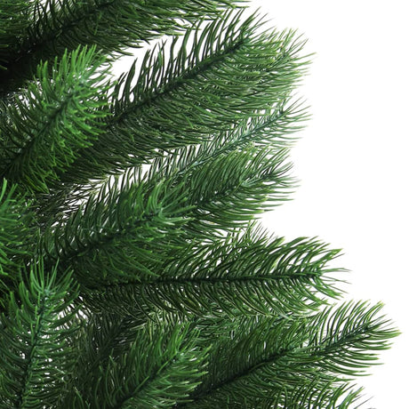 Vidaxl Kunstkerstboom z oświetleniem i kulkami świątecznymi 65 cm zielony