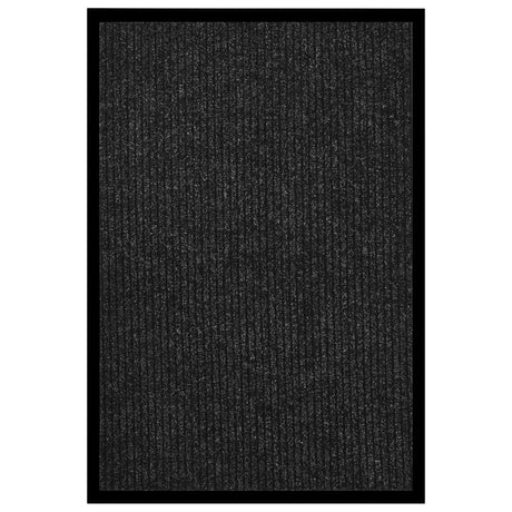 Vidaxl Doormat 80x120 cm w paski antracyt