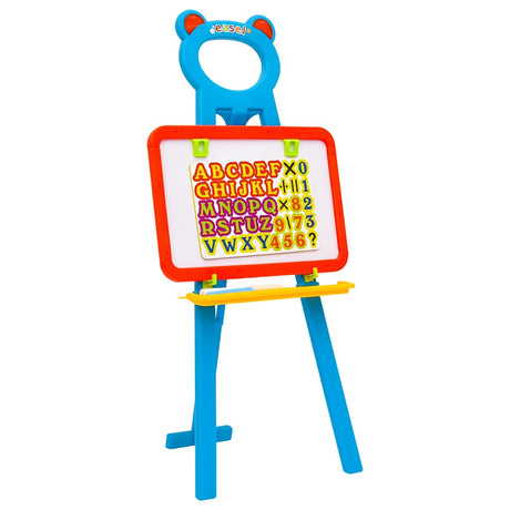 Vidaxl Children's Fibre z tablicą i tablicą 2-w-1