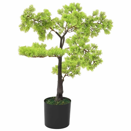Vidaxl sztuczna roślina z doniczką cyprysową bonsai 60 cm zielona