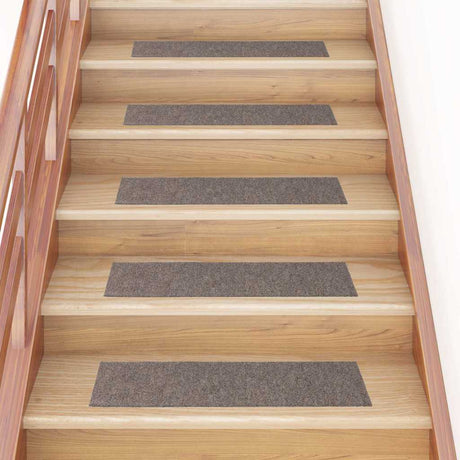 Vidaxl Schody Maty Self -adhezyjne 15 sztuk 76x20 cm beżowy prostokątny