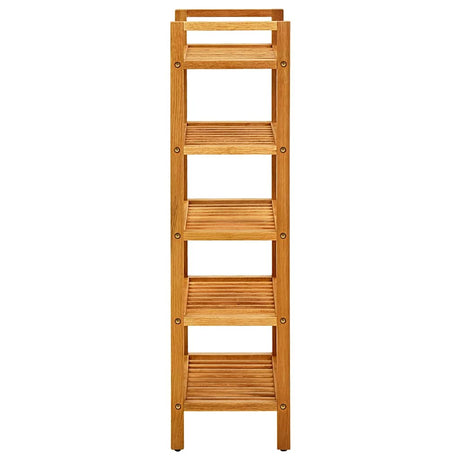 Stojak na buty vidaxl z 5 półkami 50 x 27x100 cm stały dąb
