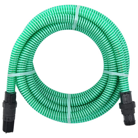 Wąż ssania vidaxl z sprzężeniami PVC 1.1 '' 10 m PVC zielony