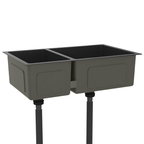 Vidaxl Sink Stael Stael Black