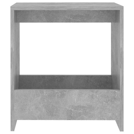 Vidaxl bijzettafel 50x26x50 cm bewerkt hout betongrijs