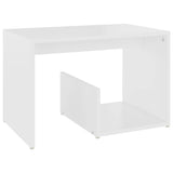 Vidaxl bijzettafel 59x36x38 cm bewerkt hout wit