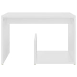 Vidaxl bijzettafel 59x36x38 cm bewerkt hout wit