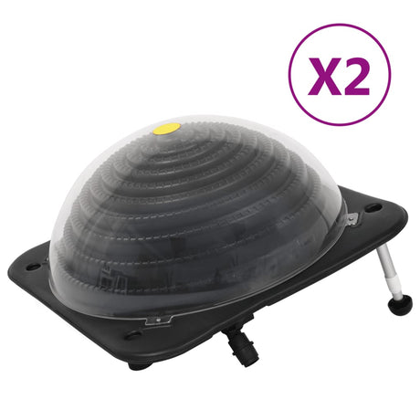 VidaXL ogrzewanie solarne do basenu 2 szt. 75x75x36 cm aluminium HDPE
