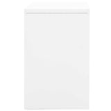 Vidaxl archiefkast 90x46x72,5 cm staal wit