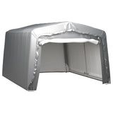 VidaXL Namiot magazynowy 370x370 cm, stalowoszary