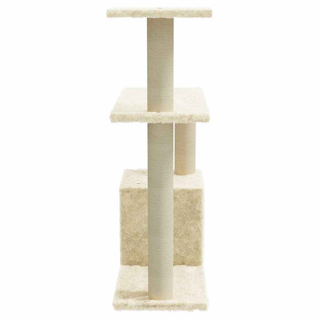Vidaxl Cat Scrating Post z Sisal Scratosing Posts 70 cm kremowy