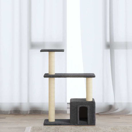 Vidaxl Cat Furniture z Sisal Scrating Posts 70 cm ciemnoszary