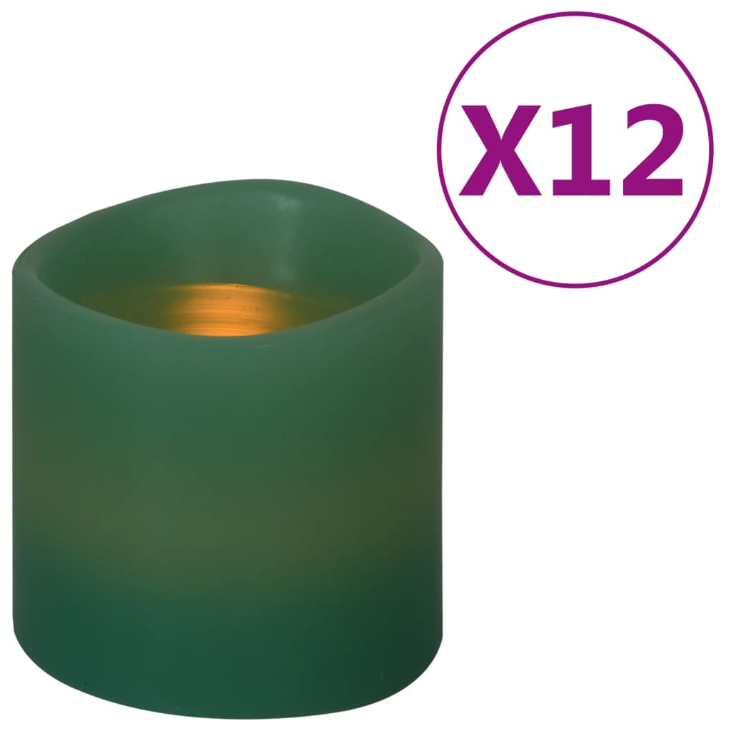 Vidaxl Candles 12 ST LED LED WŁOSKA BIAŁA