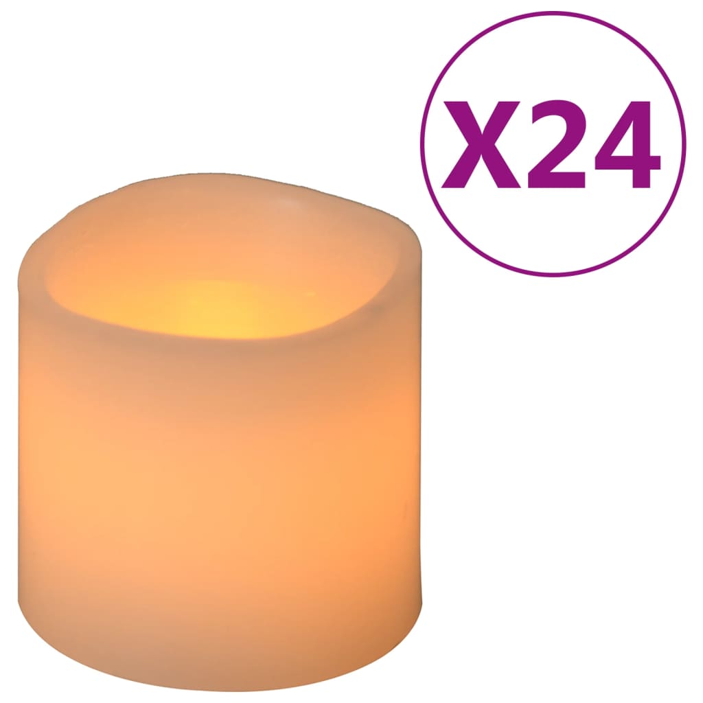 Vidaxl Candles 24 ST LED ciepła biała