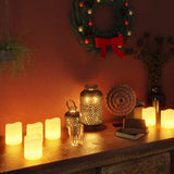 Vidaxl Candles 50 ST LED LEK WŁOSKA BIAŁA