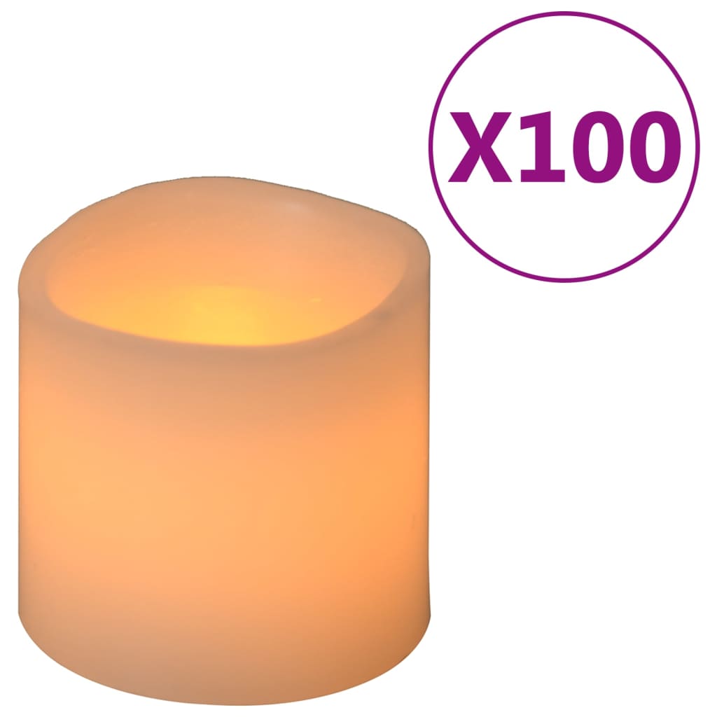 Vidaxl Candles 100 ST LED ciepła biała