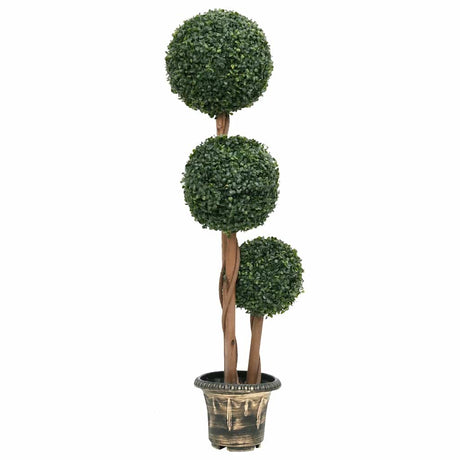 Sztuczna roślina Vidaxl z buxus BOL Formacja 119 cm zielona