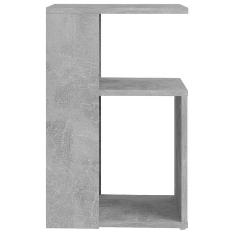 Vidaxl bijzettafel 36x30x56 cm bewerkt hout betongrijs
