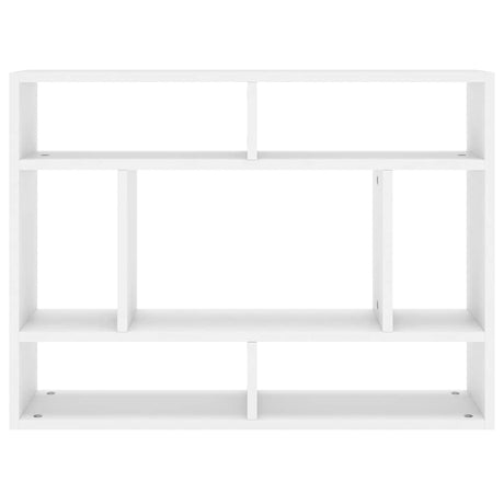 Vidaxl wandschap 75x16x55 cm bewerkt hout wit