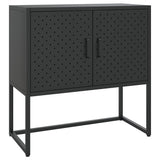 Vidaxl dressoir 75x35x75 cm staal zwart