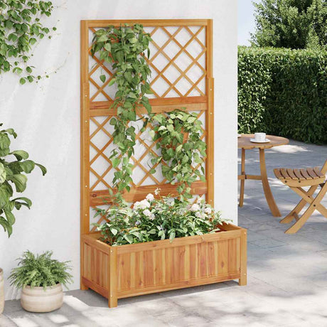 Sadzarka vidaxl podwyższona z LOT 85X38X150 CM Solid Acacia Wood