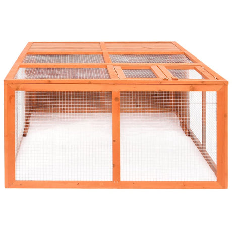 Vidaxl Animal Loft na zewnątrz 150x100x50 cm z litego sosnowego drewna