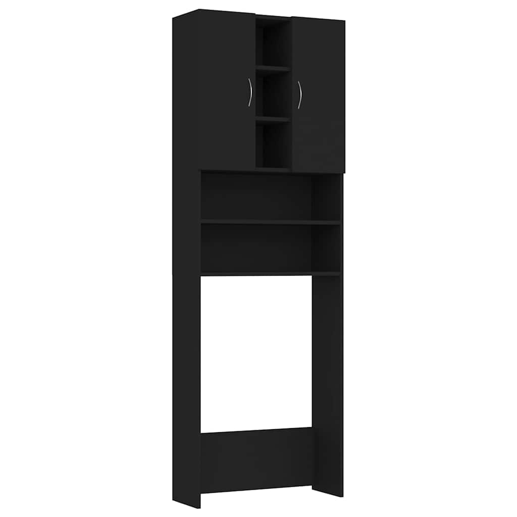 Szafka pralka Vidaxl 64x25.5x190 cm Czarna