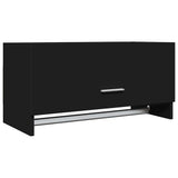 Vidaxl kledingkast 70x32,5x35 cm bewerkt hout zwart
