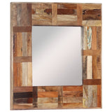Vidaxl Wall Mirror 50x50 cm Solid Recycled Wood