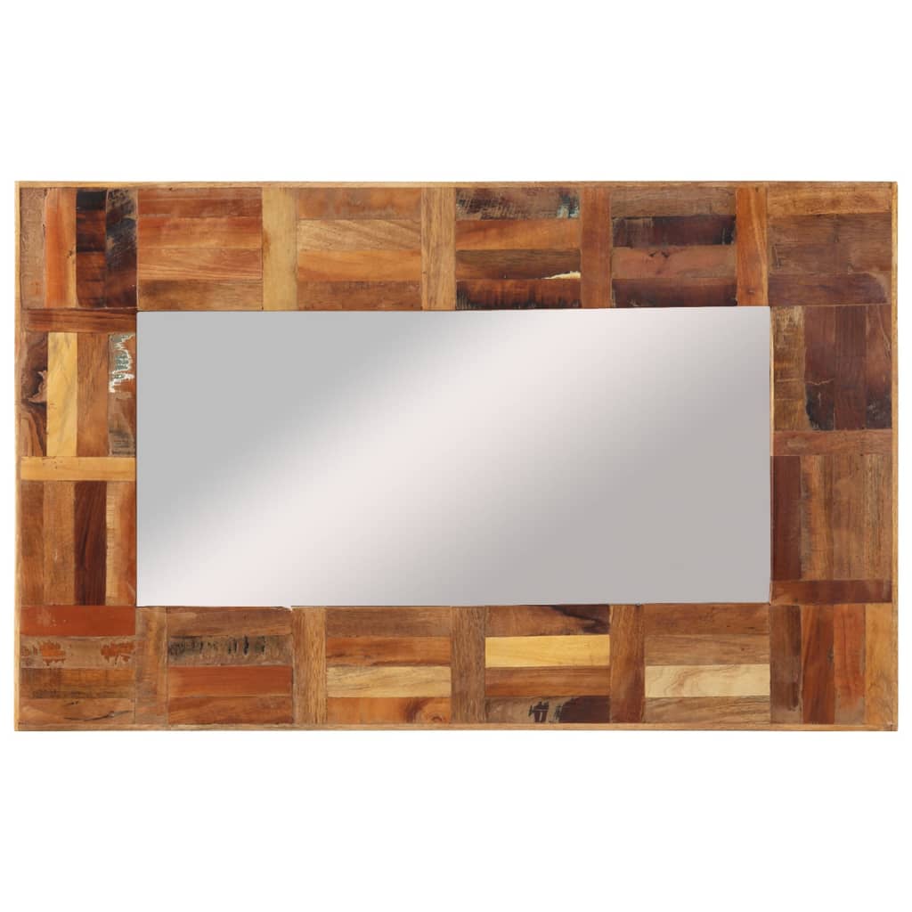 Vidaxl Wall Mirror 50x80 cm Solid Recycled Wood
