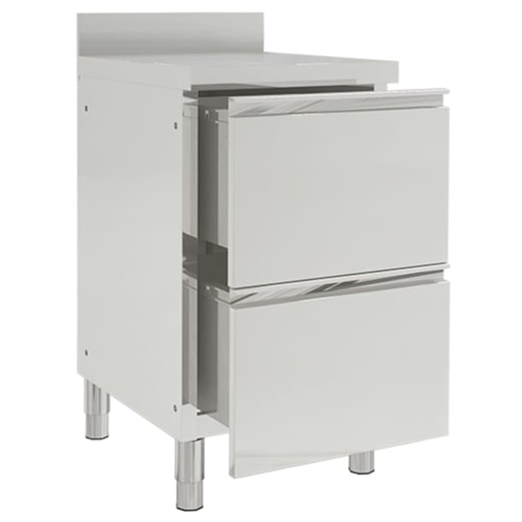 Vidaxl Kitchen Szaflets Commercial 2 ST STAIL STAT