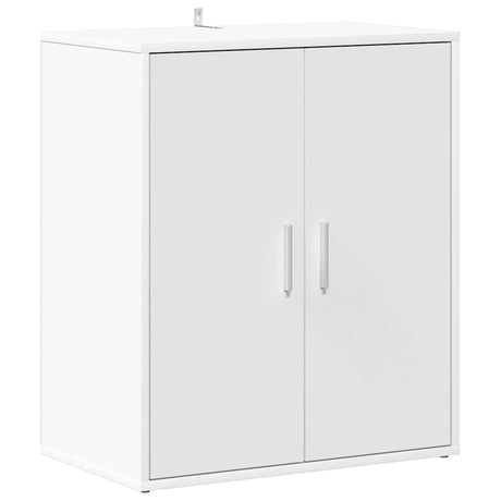 Szafka buta vidaxl 60x35x70 cm przetworzona drewniana biała