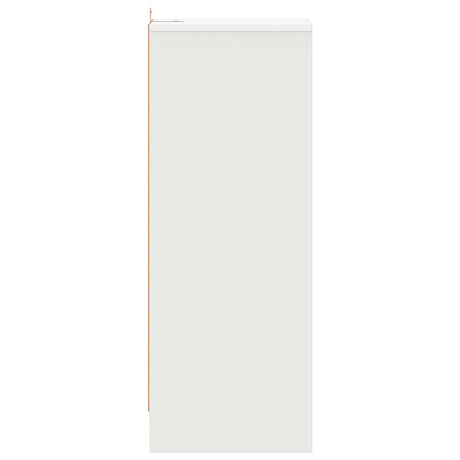 Szafka buta vidaxl 31,5x35x90 cm przetworzona biała drewniana biała