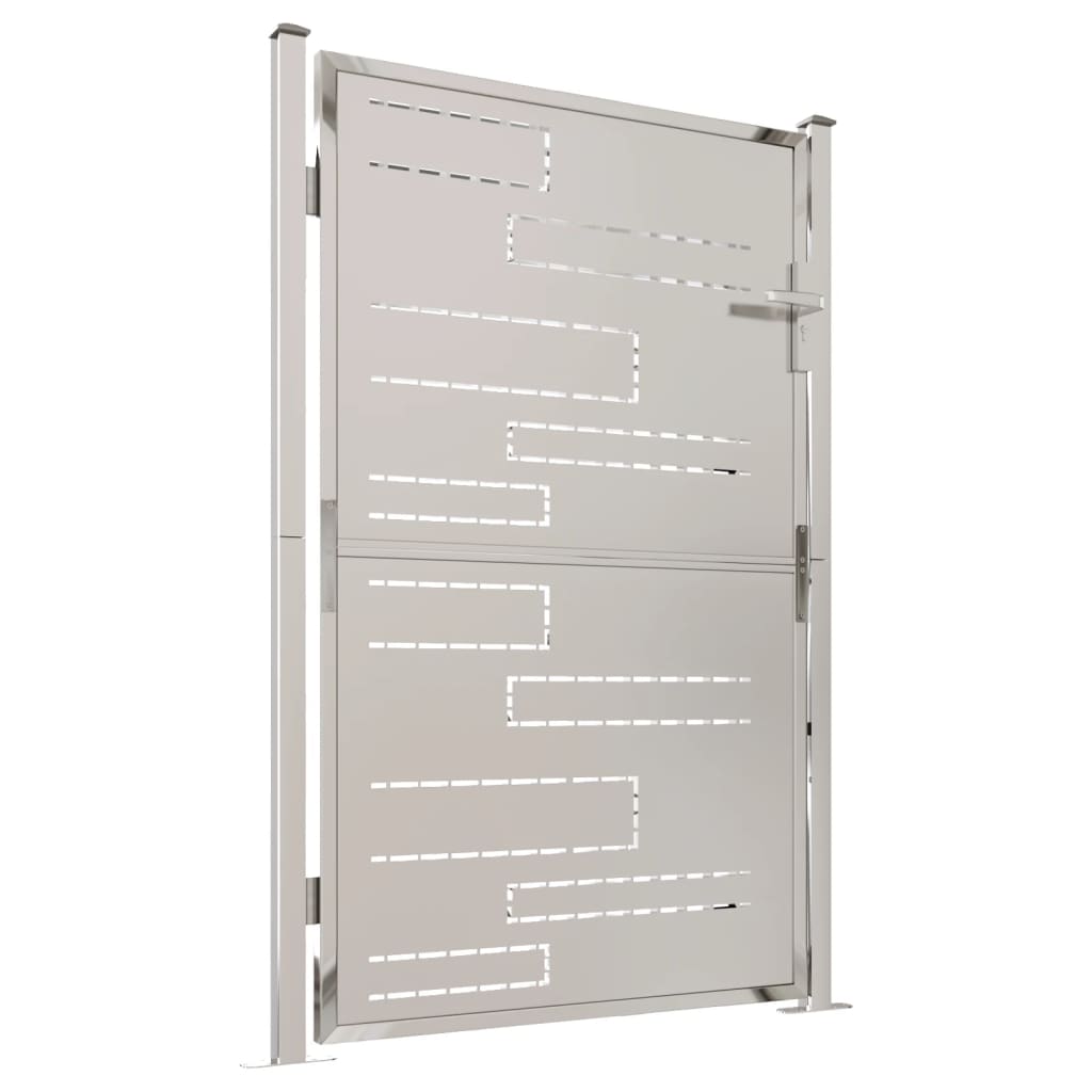 Vidaxl Garden Gate 100x150 cm stal nierdzewna