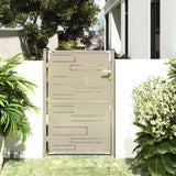 Vidaxl Garden Gate 100x150 cm stal nierdzewna