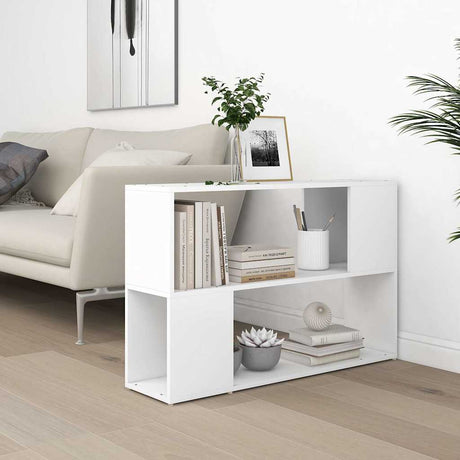 Vidaxl boekenkast 100x24x63 cm bewerkt hout wit