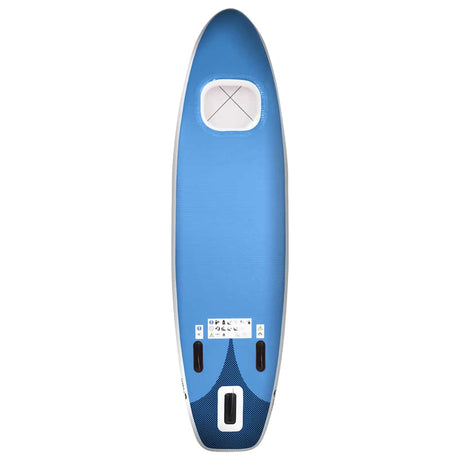 VIDAXL STAND UP PALTDDLEBOOT Zestaw nadmuchiwany 330x76x10 cm morski