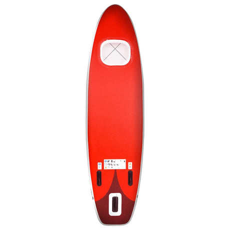 Vidaxl Stand Up Paddleboard Zestaw nadmuchiwany 330x76x10 cm czerwony