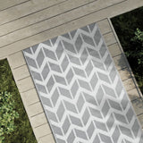 Vidaxl zewnętrzny dywan Arakil 80x250 cm PP Grey
