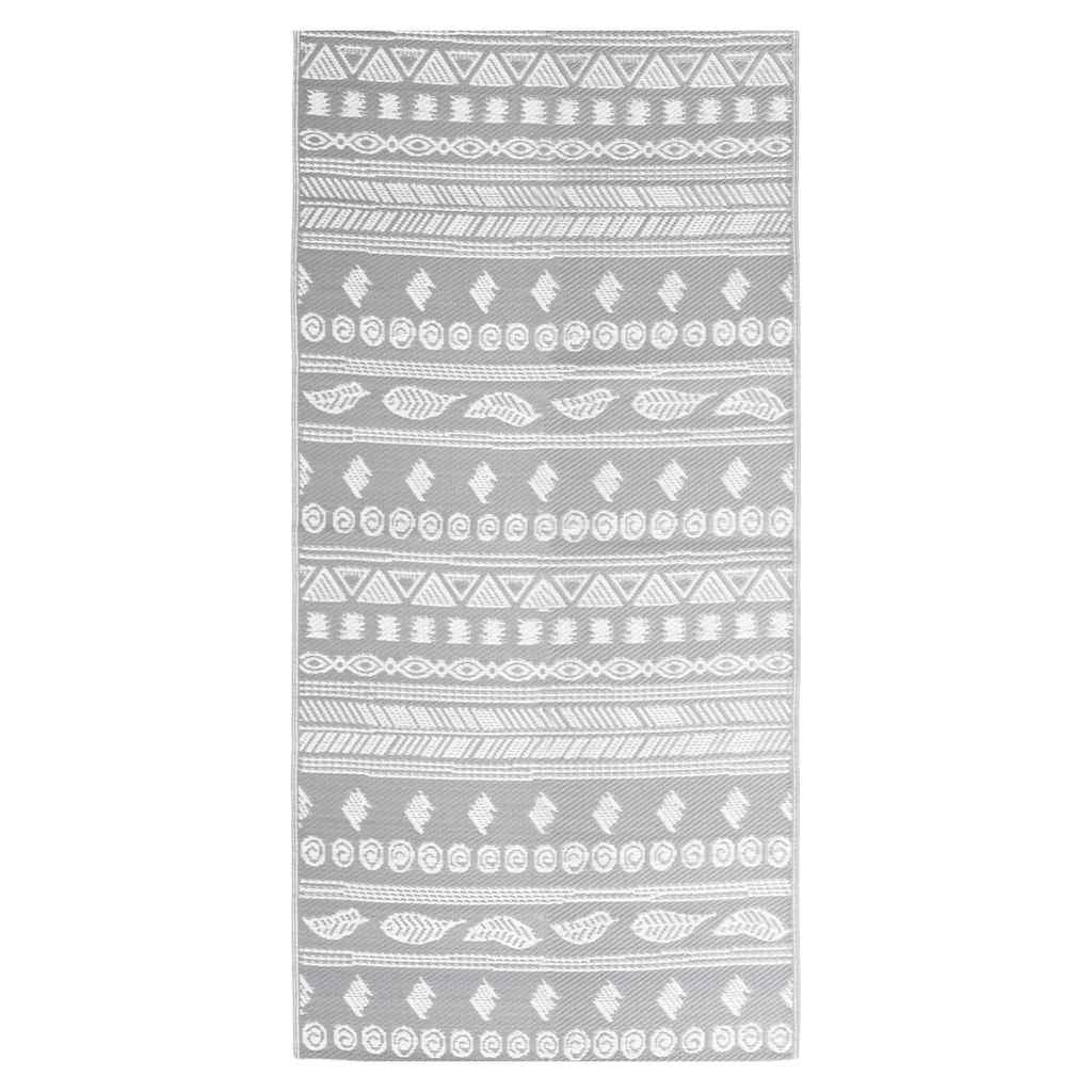 Vidaxl zewnętrzny dywan Arakil 80x150 cm Polipropene Grey