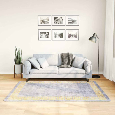 Vidaxl Dywanika do mycia anty-Slip 120x180 cm szarości