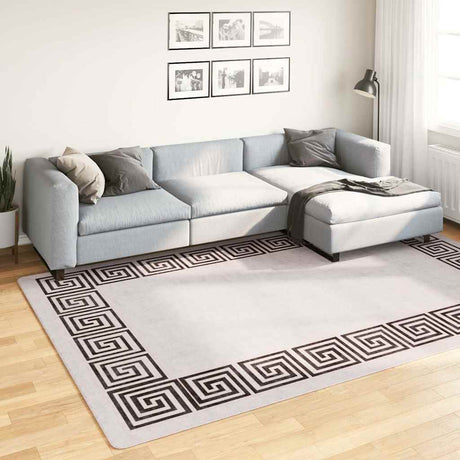 Vidaxl Dywanika do mycia anty-Slip 190x300 cm lekki beż