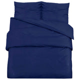 Vidaxl Duvet Crossing Set 220x240 cm Microfibre Blue Blue