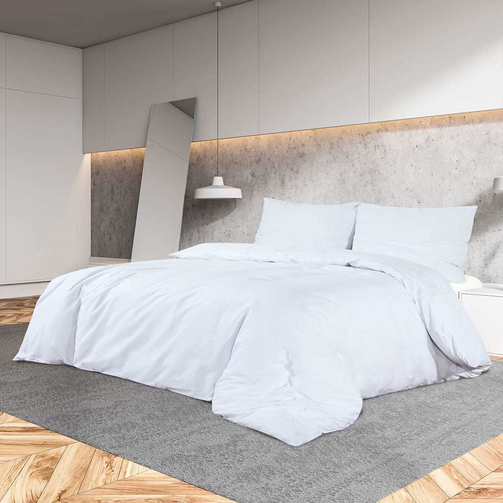 Vidaxl Duvet Overlay Ustaw lekki 240x220 cm Microfibre White