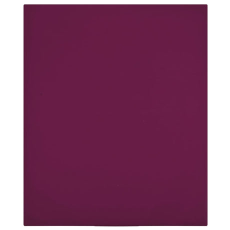Vidaxl dopasowane arkusze Jersey 2 szt. 180x200 cm bawełniany Burgundowy Czerwony
