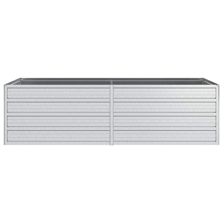 Sadzarka vidaxl podniesiona 160x80x45 cm ocynkowana stalowa srebro