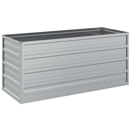 Sadzarka vidaxl podniesiona 100x40x45 cm ocynkowana stalowa srebro