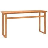 Vidaxl bureau 120x45x75 cm massief teakhout