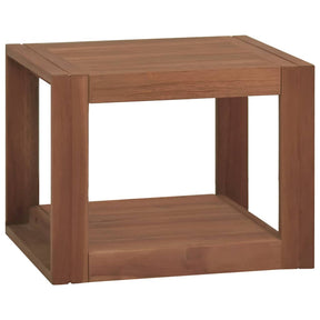 Vidaxl badkamerwandkast 45x45x35 cm massief teakhout