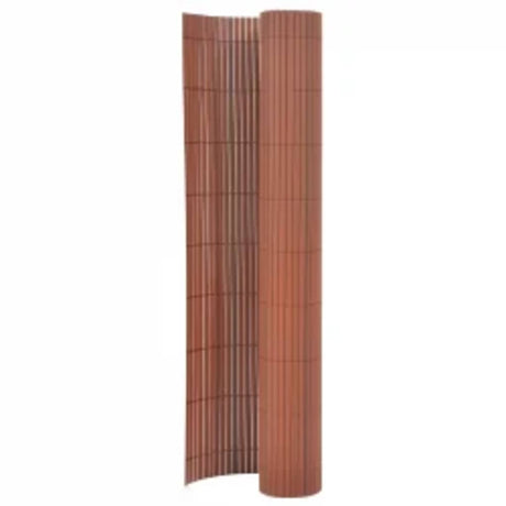 Ogrodzenie ogrodowe dwustronne Vidaxx 110x400 cm brązowe